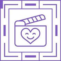 Romantic comedy movie Vector Icon