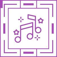 icono de vector de nota musical