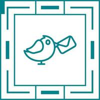 Carrier Pigeon Vector Icon