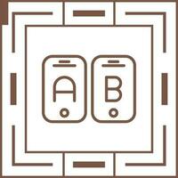 A B Testing Vector Icon