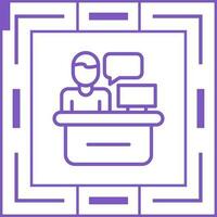 Academic Advisor Vector Icon