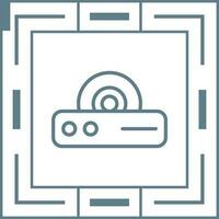 icono de vector de reproductor de dvd