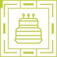 Birthday cake Vector Icon