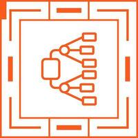 Network Diagram Vector Icon