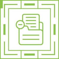 Document Remove Vector Icon