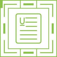 Document Underline Vector Icon