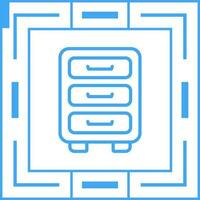 icono de vector de archivador