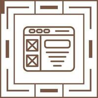 Wireframe Vector Icon