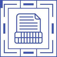 Document Insert Table Vector Icon