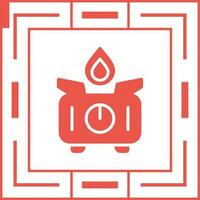 Portable stove Vector Icon