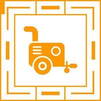 Portable air compressor Vector Icon