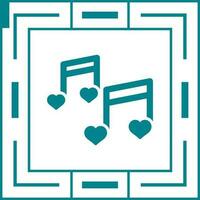 Romantic music Vector Icon