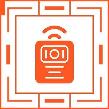 inalámbrico intercomunicador vector icono