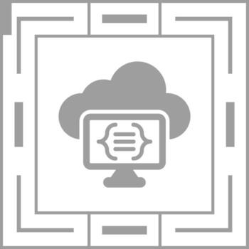 Serverless Computing Vector Icon