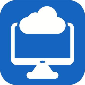 icono de vector de computación de borde