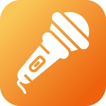 icono de vector de micrófono