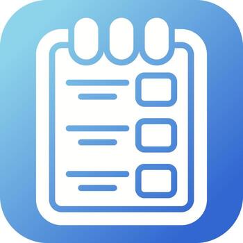 Task list with clipboard Vector Icon