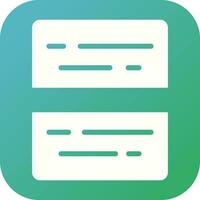 Document Split Vector Icon