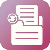 Document Sync Vector Icon