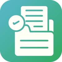 Document Check Vector Icon