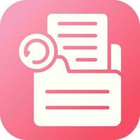 Document Undo Vector Icon