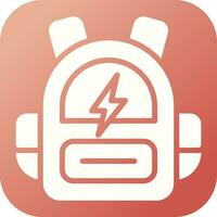 Smart Backpack Vector Icon