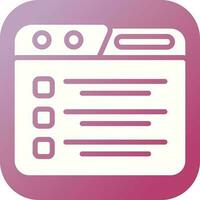 Task Manager Vector Icon