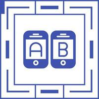 A B Testing Vector Icon