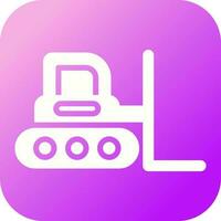 Bulldozer Vector Icon