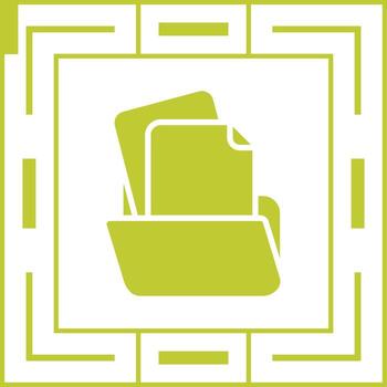 icono de vector de documento