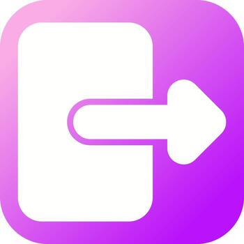 Exit Vector Icon