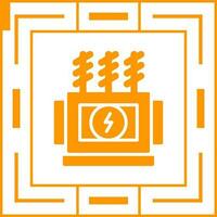 Power Transformer Vector Icon