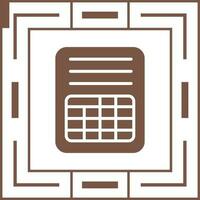 Spreadsheet Vector Icon
