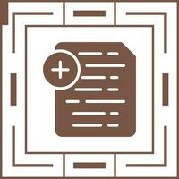 Document Insert Icon Vector Icon