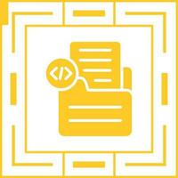 Document Insert Code Vector Icon