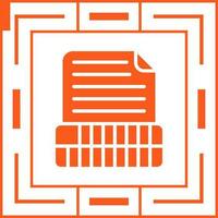 Document Insert Table Vector Icon