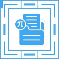 Document Insert Formula Vector Icon