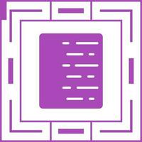 Document Align Right Vector Icon