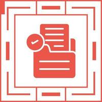 Document Check Vector Icon