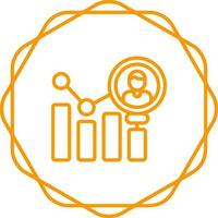 Customer Analytics Vector Icon