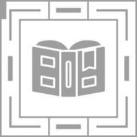 abierto libro con marcador vector icono