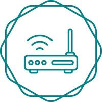 Wi-Fi Router Vector Icon