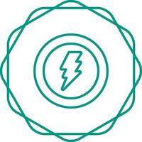 Lightning bolt Vector Icon