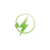 Power lightning logo vector illustration business element and symbol design