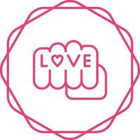 Love tattoo Vector Icon