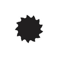 Gear illustration logo icon vector flat design template and symbol