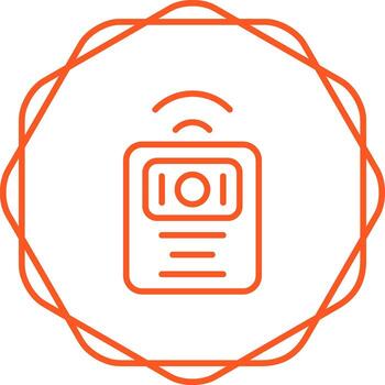 inalámbrico intercomunicador vector icono