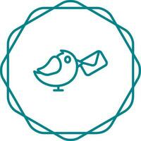 Carrier Pigeon Vector Icon