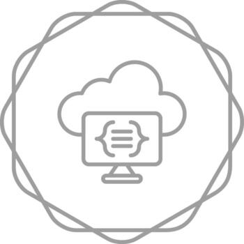 Serverless Computing Vector Icon