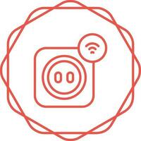 Smart Plug Vector Icon